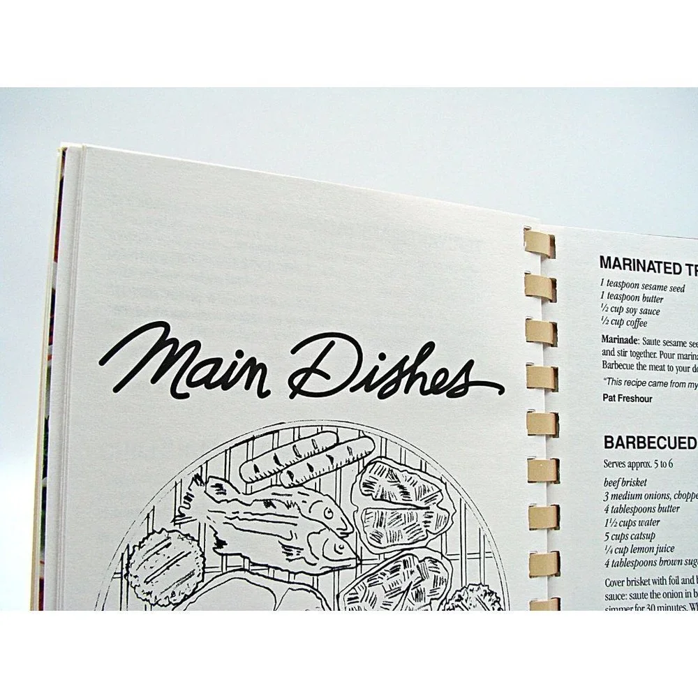 Vintage Spiral California Recipes BBQ’s Picnics & Parties Cookbook Cooking 1991 - Picture 9 of 12